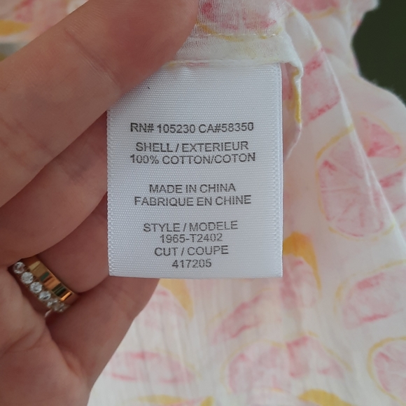 Joie Mireio Grapefruit Print Top - Picture 4 of 6